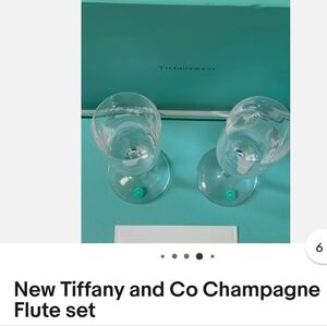 Tiffany and co champagne flutes.